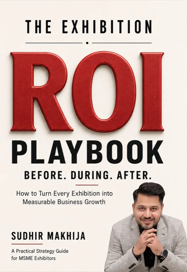 The Exhibition ROI Playbook by Sudhir Makhija — book cover